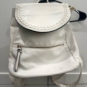 Elegant White Backpack